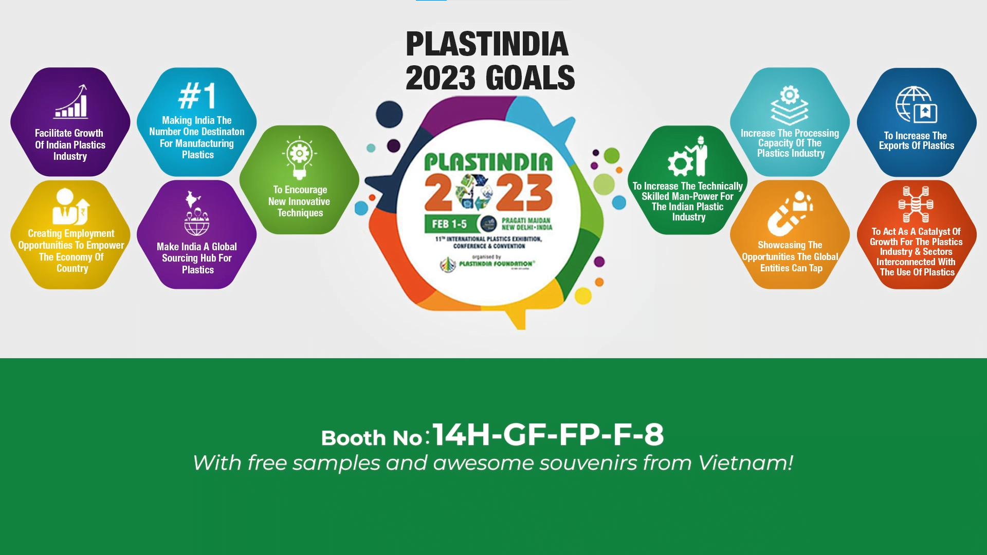 Nhat Huy Group's goal at Plastindia Tradeshow 2023