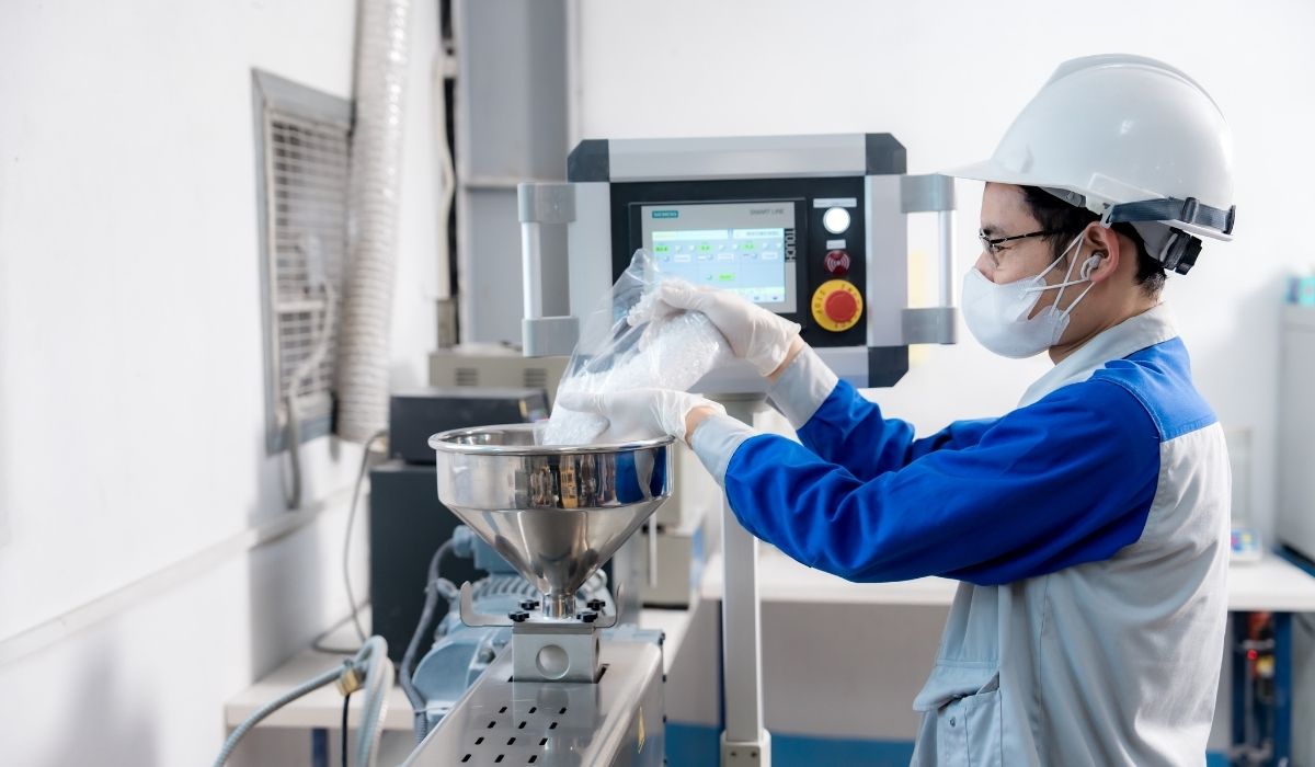 CaCO3 Filler Masterbatch production progress