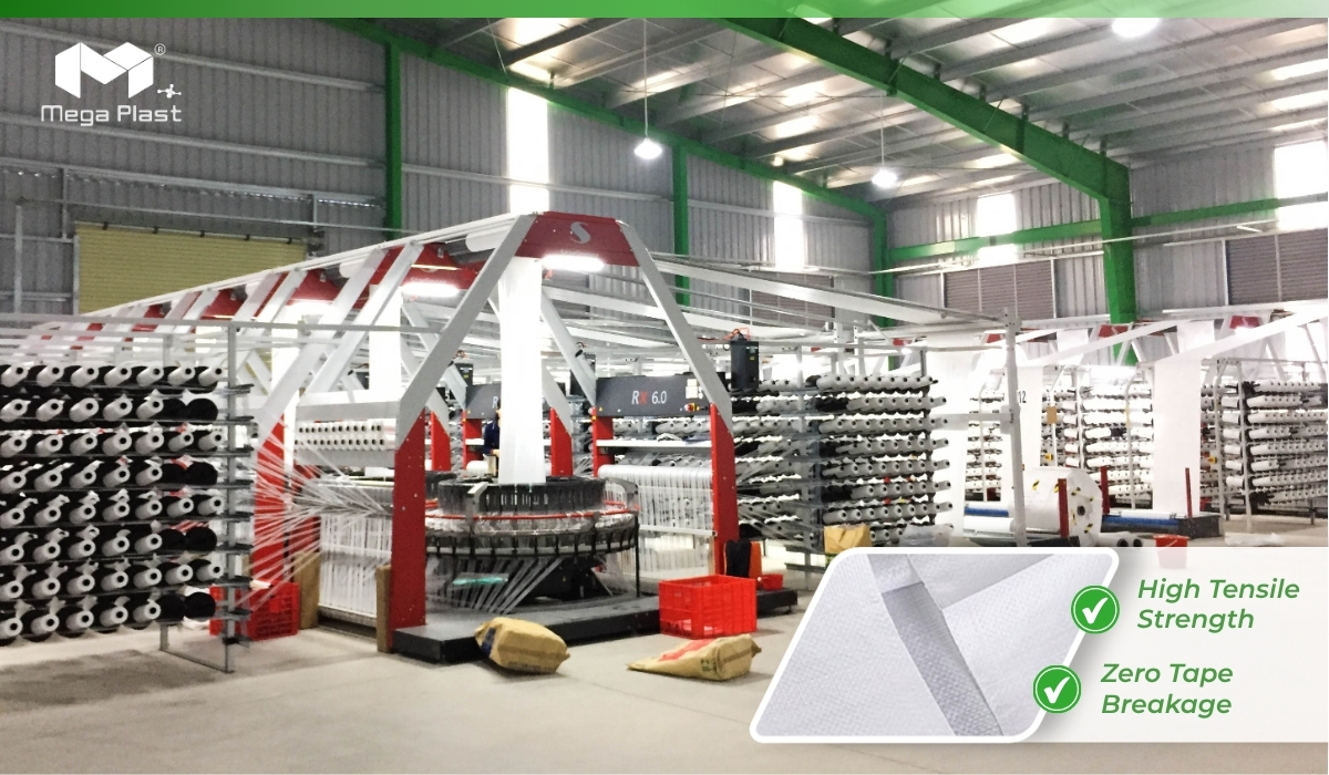 PP Filler Masterbatch performance on PP woven extrusion line